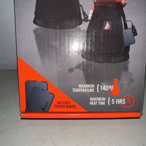 Guantes Actionheat Workwear para hombre negros medianos de 5 voltios con batería calentados peso pluma - Imagen 2 de 6