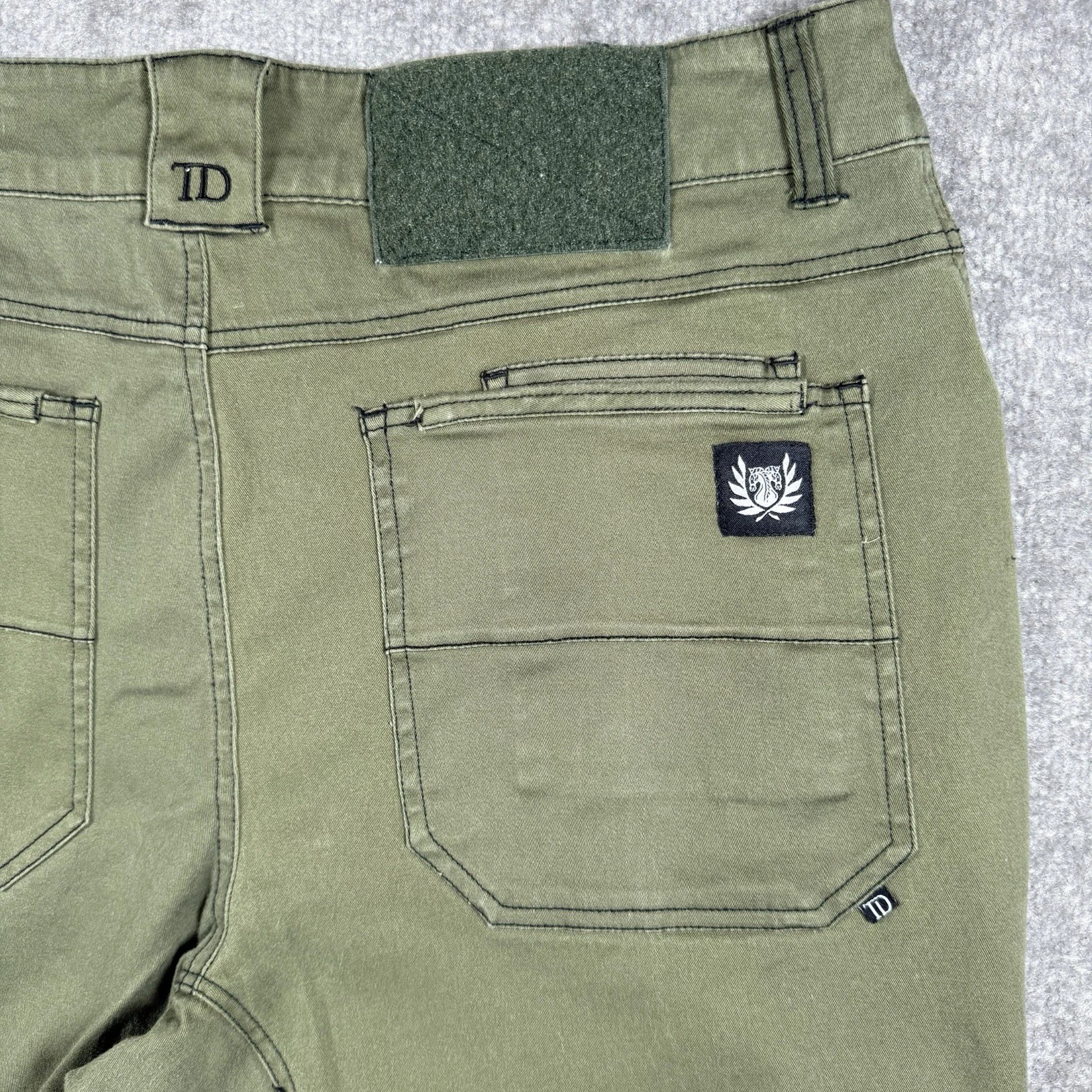 TD Apparel Pants Men s 34 (36x30) Green Straight Leg Tactical Workwear Utility