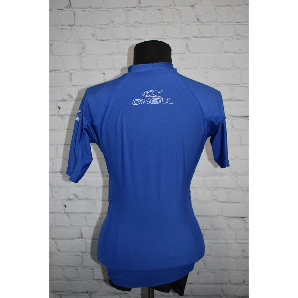 O'Neill 游泳衬衫女式小号超暴力保护 UPF 50+ 蓝色 — 第 3/4 张图片