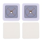  2 Pcs Adhesive Towel Rack Sticky Holder Hanger for Kitchen Self Coat Hooks