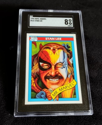 1990 Stan Lee Impel Marvel #161 SGC 8 NM-MT Mr. Marvel - Bild 3 von 3