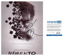 Guy Pearce “Memento” AUTOGRAPH ‘Leonard Shelby’ Signed 10x8 Photo ACOA