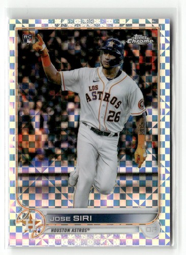 2022 Topps Chrome #204 Jose Siri X-Fractor RC ROOKIE RAYS SP