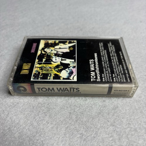 TOM WAITS ‎– Swordfishtrombones - Cassette Tape 1983 Island Records - Picture 3 of 6