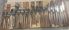 Oneida Ltd / Wm A Rogers SPANADA Stainless Flatware VTG  36 PC set EUC Floral