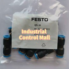 10PCS New For Festo QS-8 153033 Connector QS8 Fast Delivery Free Shipping