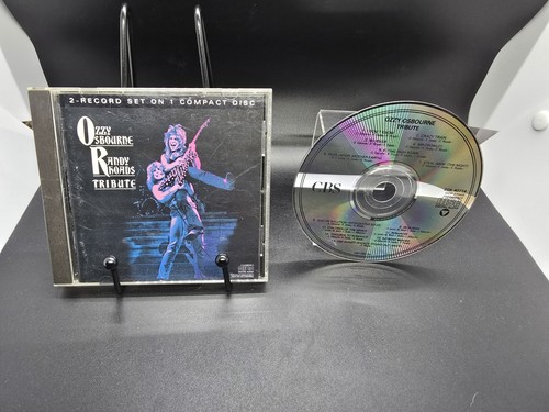 Ozzy Osbourne Randy Rhoads Tribute CD 1987 CBS ZGK 40714 Mr Crowley Crazy Train +