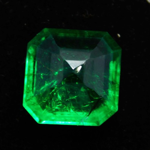 Natural 8.81 Ct Green Colombian Emerald CERTIFIED Loose Gemstone Emerald Cut - Picture 5 of 7