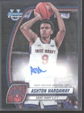 Ashton Hardaway 2024-25 Bowman University Prospects Autographs Black Wave #93
