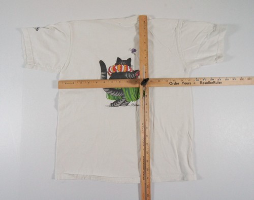 Kilban Cat Shirt Kids Large White Hawaii Crazy Shirts Short Sleeve Youth Aloha - Picture 8 of 10