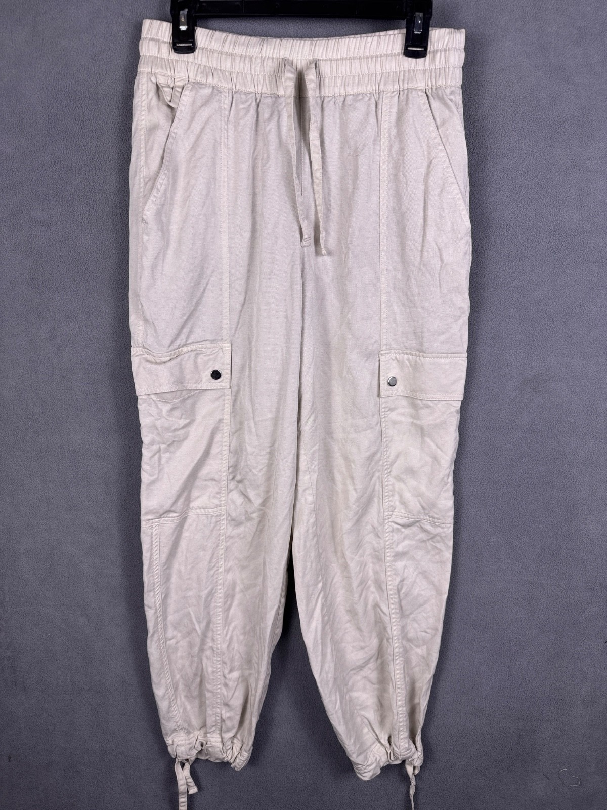 Athleta Womens Utility Cargo Pants Beige Size Small