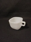 Glasbake Square Mug  White 10 Oz Coffee Cup J-2265  Vintage