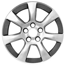04702 Reconditioned 17X8 Alloy Wheel Rim Dark PVD Chrome Full Painted