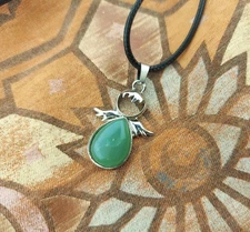 Guardian Angel Spell Pendant Necklace Talisman Amulet - Witch Owned