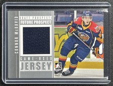 CONNOR MCDAVID 2012-13 IN THE GAME DRAFT PROSPECT FUTURE JERSEY SILVER XRC RC