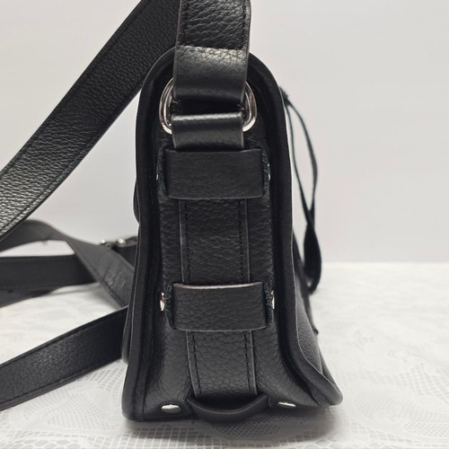 Aimee Kesterberg Muse Cargo Umhängetasche schwarz Echtleder Freizeit Reise - Bild 5 von 13