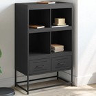 Highboard Sideboard Side Cabinet Home Storage Organiser Cupboard Steel vidaXL