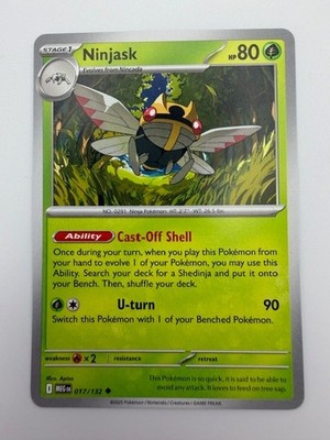 #017/132 Ninjask Normal Uncommon - Pokémon Mega Evolution English NM
