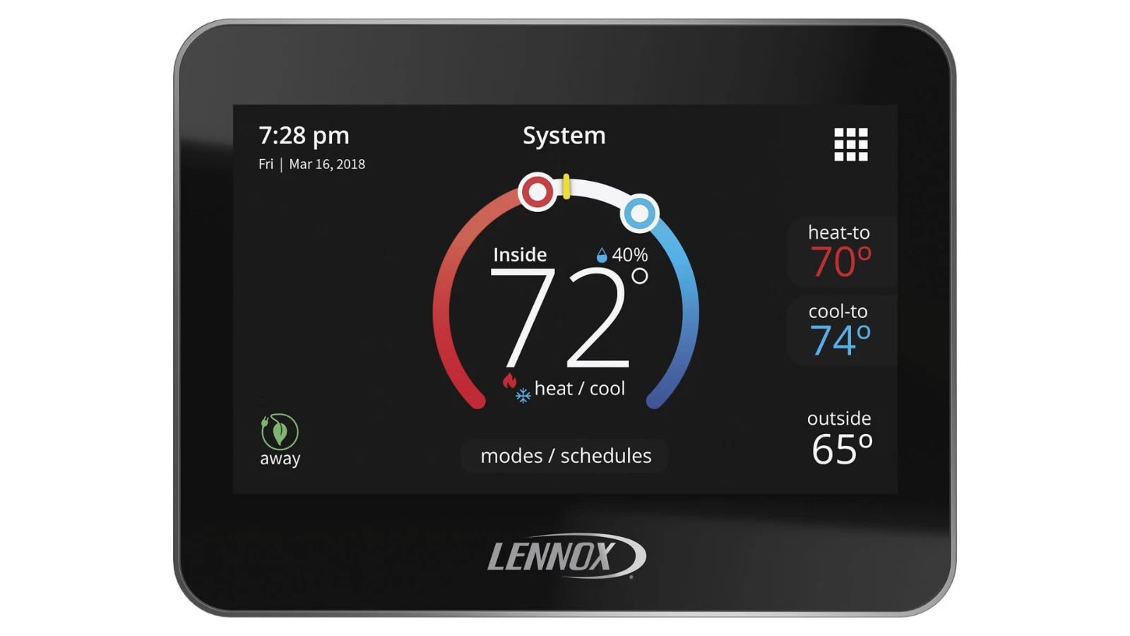 Lennox M30 iComfort Smart WiFi Thermostat 4H/2C Touchscreen Alexa ENERGY STAR