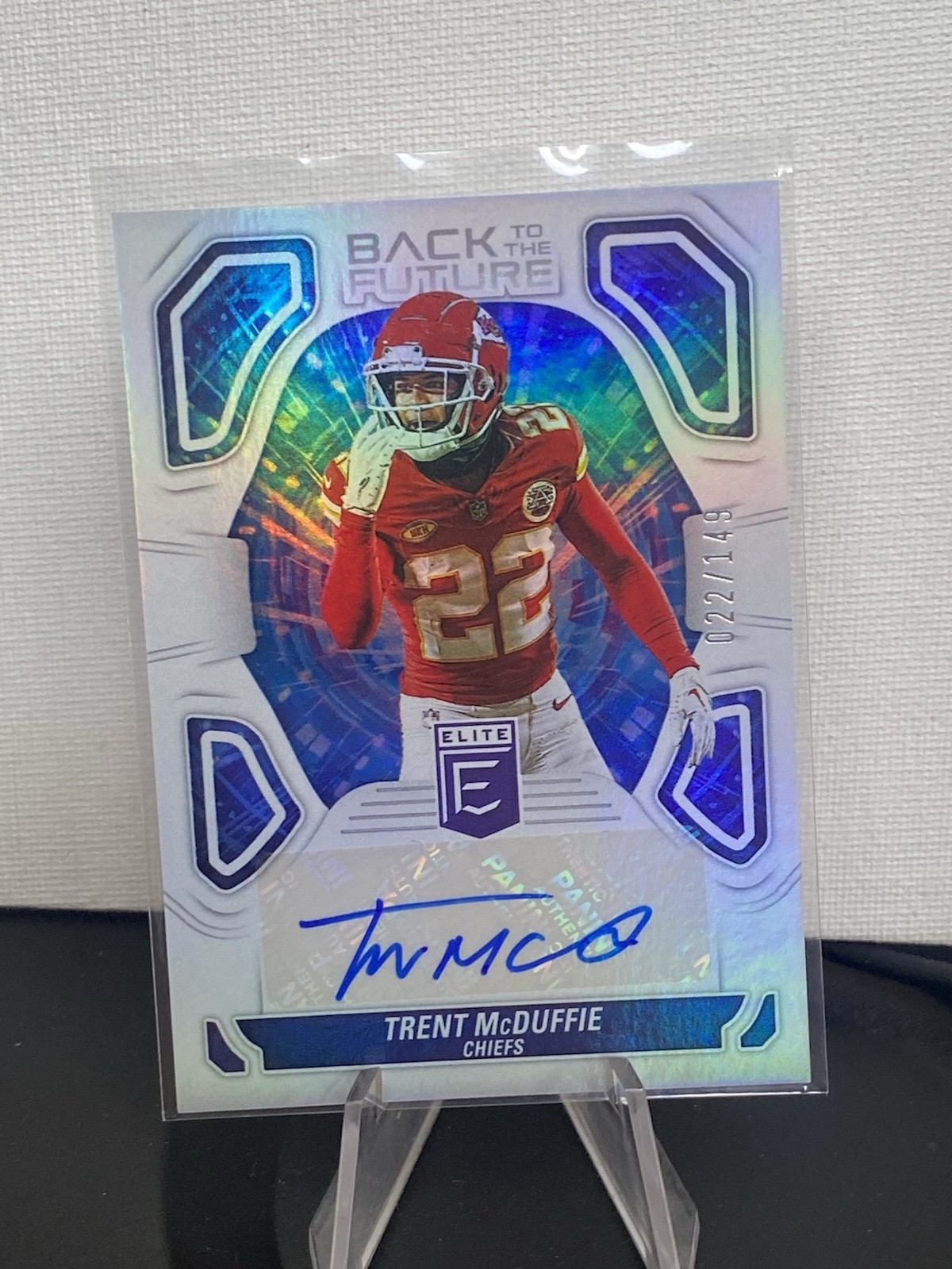 2024 Panini Donruss Elite Back to the Future Signatures /149 Trent McDuffie Auto