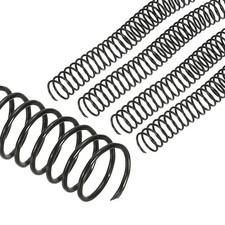 22mm(7/8") Plastic Spiral Binding Coils, 20 Pcs Binding Spirals 190 Sheet Cap...