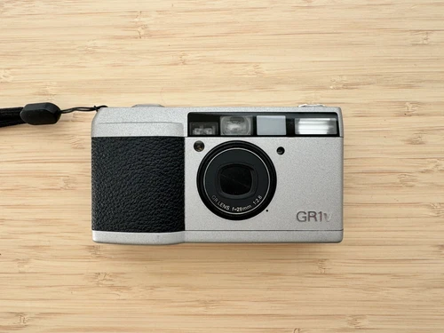 Ricoh GR1V Silver 35mm Point Shoot Film Camera