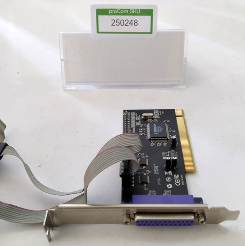 PCI Port-Erweiterungskarte/1 x LPT/ 2 x RS-232/ MOSCHIP/ MCS9835CV/ PI2NM9835X3C - Zdjęcie 3 z 5