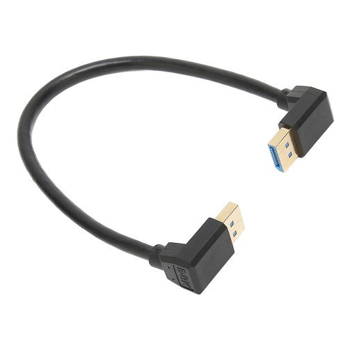 Displayport 1.4 Cable 8K/60Hz 90° Angled Male To Male 32.4Gbps High Speed Sa NEW - Afbeelding 7 van 12