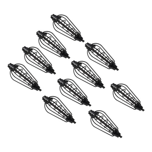 10 Pcs 6 Fil Méthode Carpe Mangeoire Pêche Mangeoires Ressort Plomb Plomb 15-30g - Photo 6/33