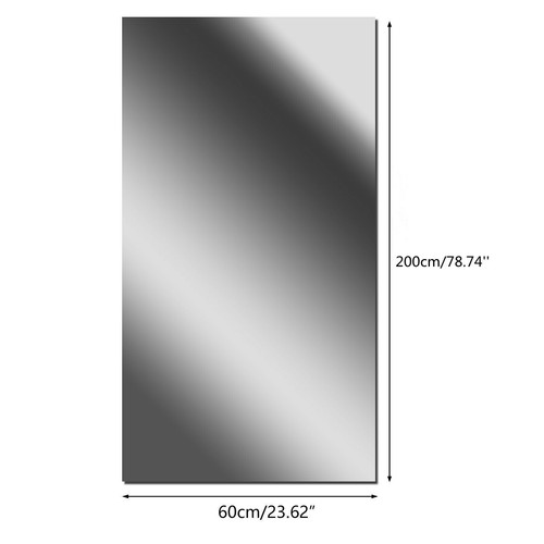 2M Non Glass Mirror Flexible Mirror Sheets Self-Adhesive Plastic Mirror Tiles - Picture 11 of 12