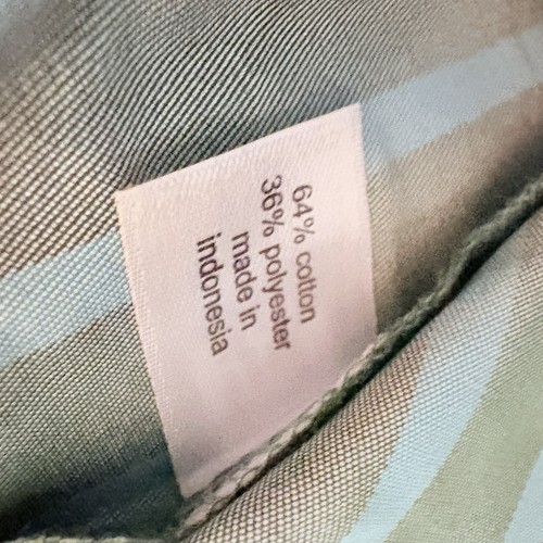 Lane Bryant Button Down Shirt Girlfriend Green Striped Women’s Size 18 NWT $70 - Picture 9 of 10
