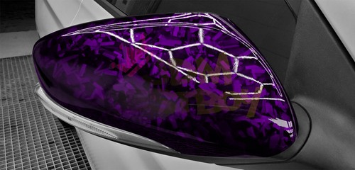 ESSMO PET Marble Forged Gloss Carbon Fiber Vehicle Vinyl Wrap Decal Sticker Film - Picture 63 of 75
