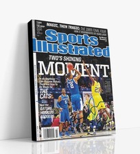 Kentucky Autograph SI Canvas - Aaron Harrison - Number 2 Shining Moment