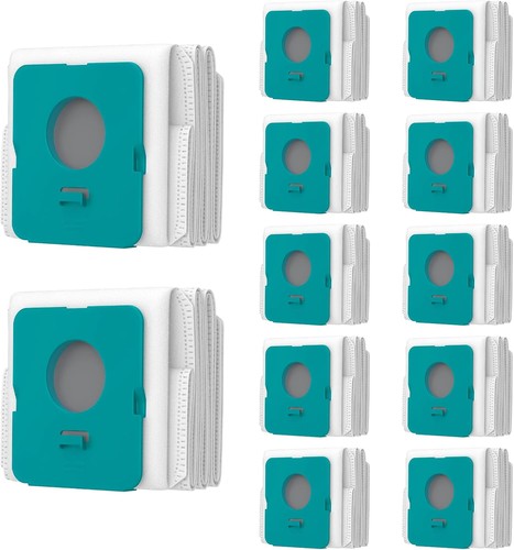 12 Stück VCA-ADB95 Staubbeutel, Staubsaugerbeutel Ersatz für 12 Stück, grün  - Bild 1 von 6