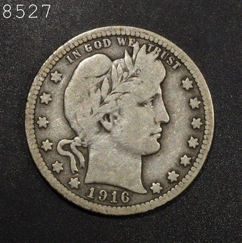 1916 Barber Quarter "VG" *Free S/H After 1st Item*