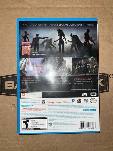 Batman: Arkham Origins & Injustice Götter unter uns komplett CIB (Nintendo Wii U) - Bild 8 von 12