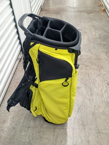 Taylormade Flextech Lite Lime 4 Way Divider Standbag 
