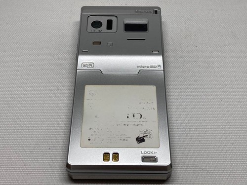 DOCOMO FUJITSU F-04D 13MP FULL TITANIUM SILVER UNLOCKED FLIP PHONE CELLPHONE JP - Picture 8 of 8