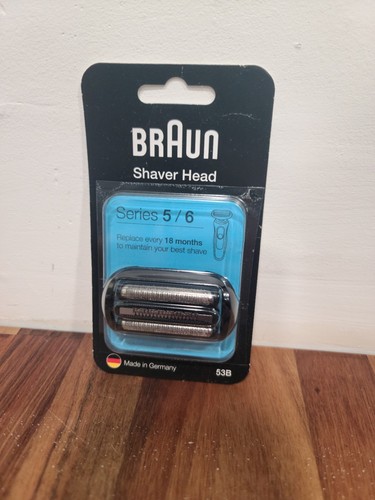 Genuine Braun Series 5/6 53B Electric Shaver Head Black Made in Germany