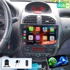 DAB+ Für Peugeot 206 206CC 206SW 4G+64G Android 15 Autoradio GPS Navi WiFi +KAM