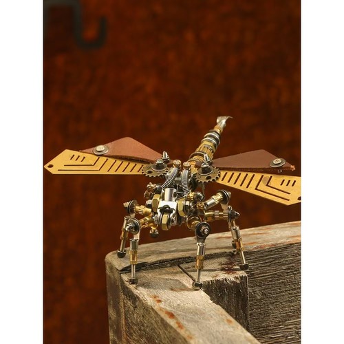 MechParty Cyborg Insect 3D Metal Puzzle Kit | Laser-Etched Mechanical Insect - Picture 4 of 14