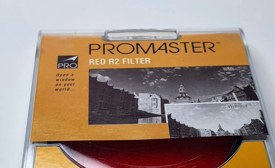 Pro 72mm Red R2 #25A Glass Lens Filter 72 mm 25A 25 A Black & White Film Japan - Image 2 of 4