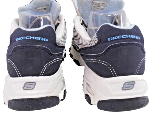 Shoes SKECHERS D'LIGHTS WOMEN'S RUNNING, WALKING Blue/Black SIZE 10 SN 11617 - Picture 12 of 22