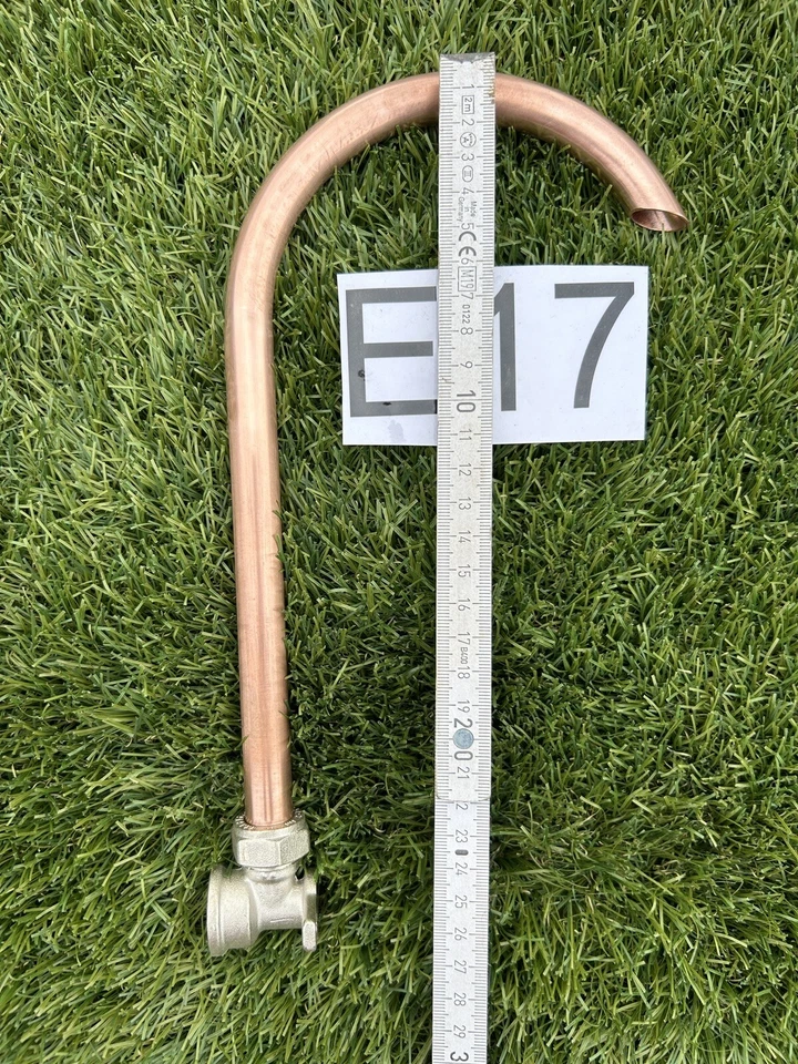 Brunnen-Einlauf  aus Kupfer 15mm, Wasserspeier,Wasserhahn,Zierbrunnen,Auslauf, - Bild 4 von 4