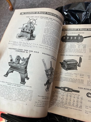 1923 Milwaukee Iron Steel Catalog Shadbolt & Boyd Co. Hardcover - Picture 9 of 17