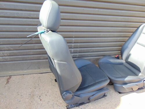 Vauxhall Astra Leather seats set Mk5 5 door 04-10 door cards interior Black - Picture 21 of 23