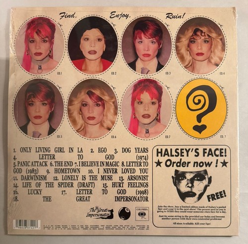 HALSEY – THE GREAT IMPERSONATOR - VINYL 2LP SEA GLASS TRANSLUCENT - NEW - A27 - Picture 2 of 2