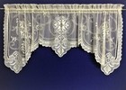  Dorsette Lace Window Valance 60" x 20" x 26" Ecru Kitchen Livingroom Bedroom