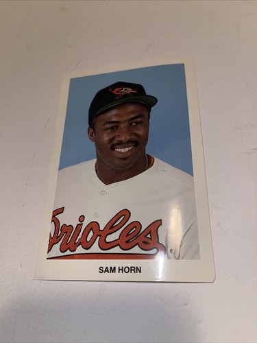 Postal vintage de los Orioles de Baltimore de Sam Horn - Imagen 1 de 2