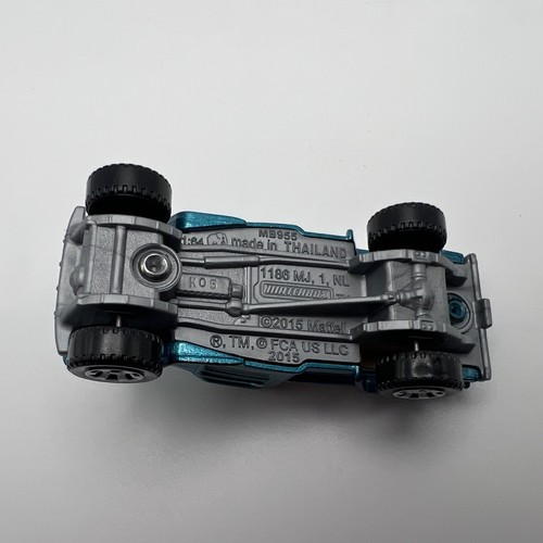 Matchbox. 2015. MB955 M29 Willy's Jeep. Blue/Green. Loose - Picture 9 of 9